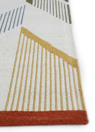 Tapete de lã - 240 x 170 cm - multicolorido