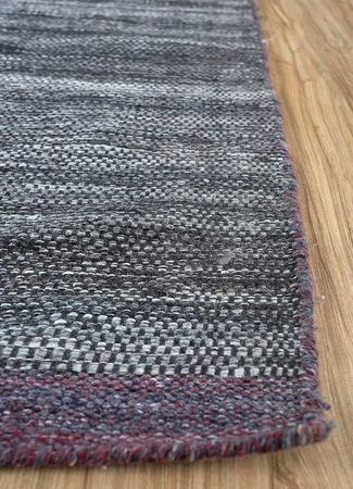 Ullteppe - 210 x 165 cm - grå