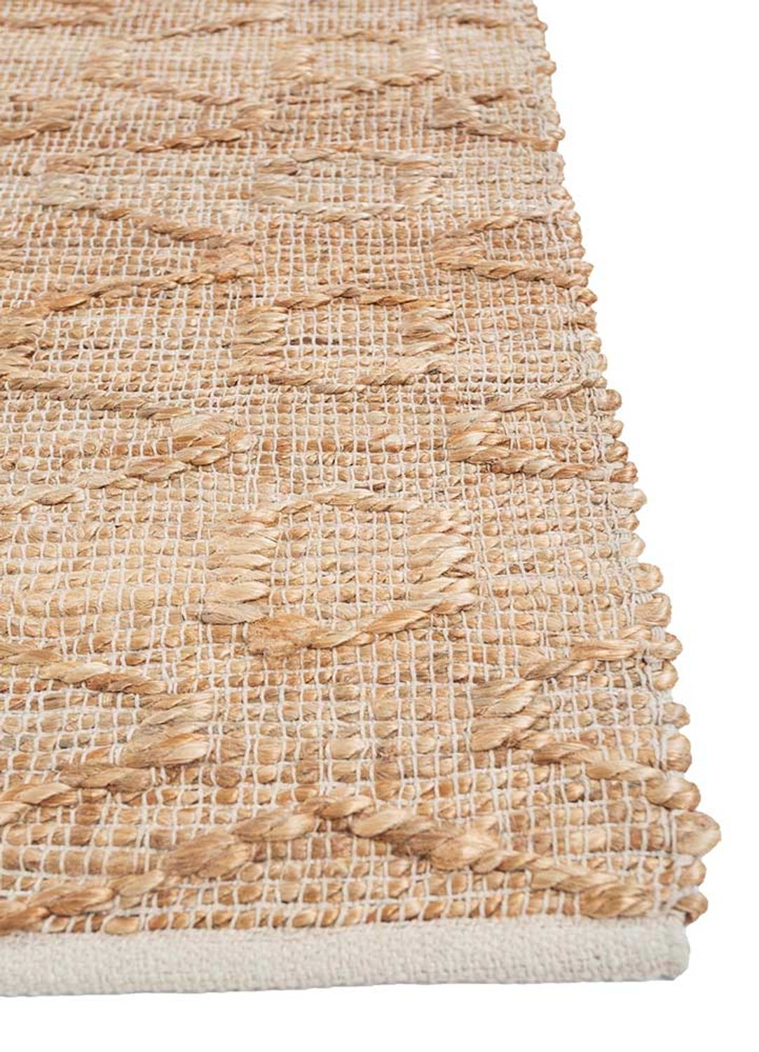 Alfombra de sisal - 90 x 60 cm - beige