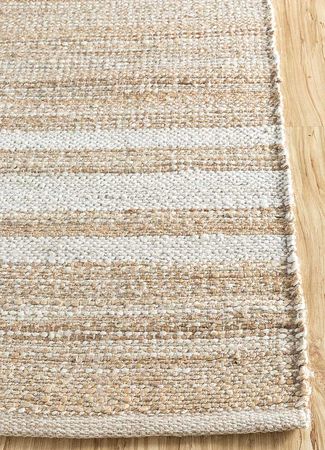 Tapete de sisal - 240 x 150 cm - bege claro