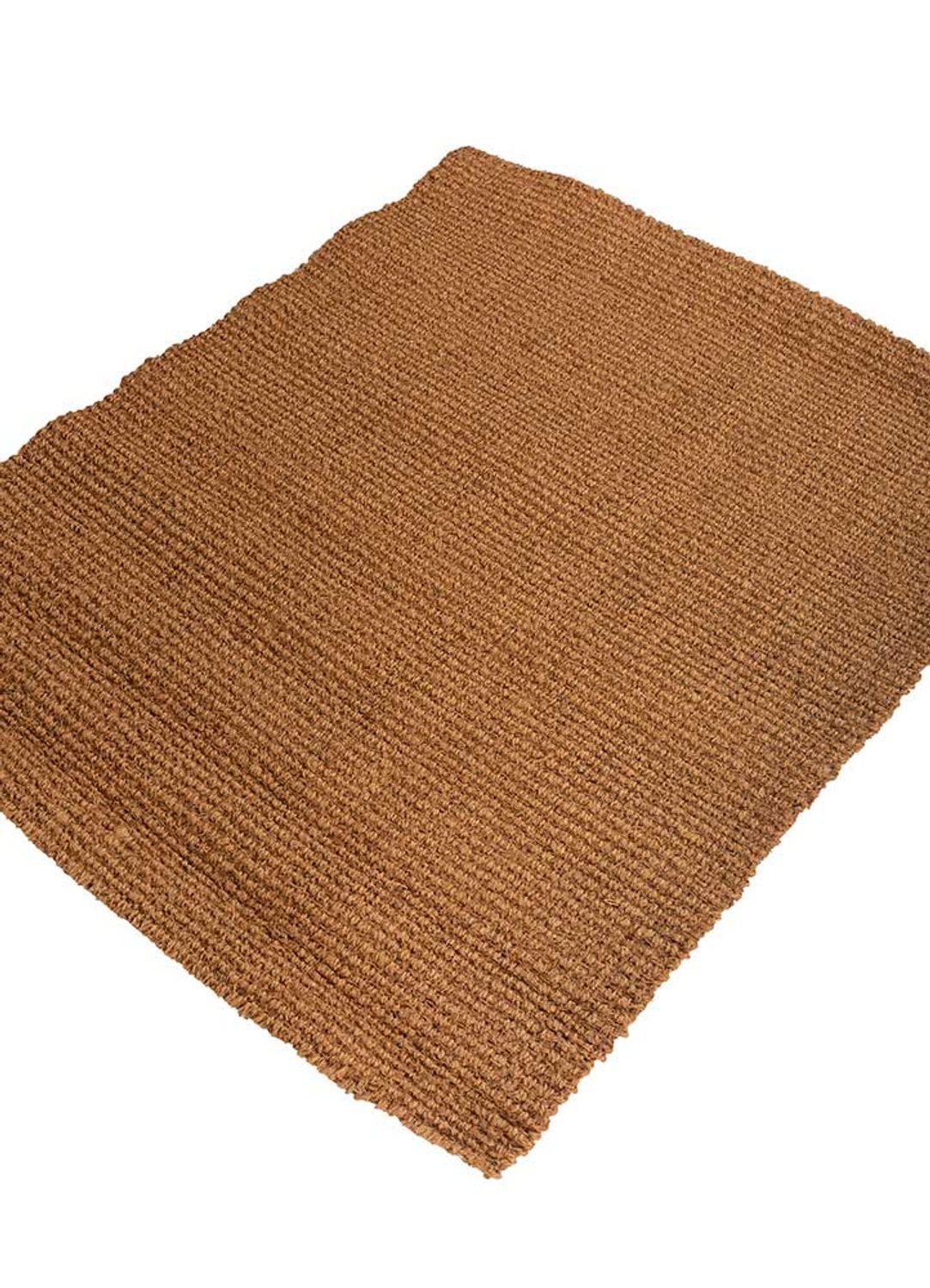 Tapis en sisal - 100 x 90 cm - beige foncé