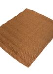 Tapis en sisal - 100 x 90 cm - beige foncé