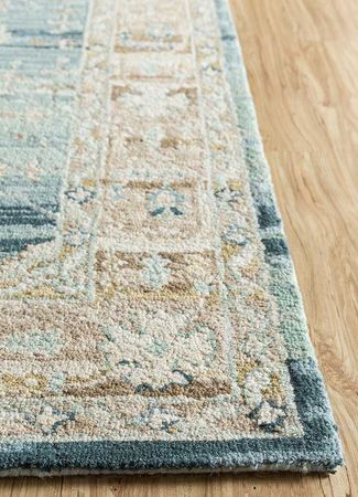 Ullmatta - 240 x 150 cm - ljusblå