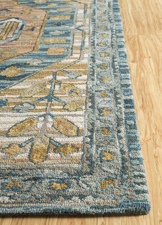 Dywan wełniany - 240 x 150 cm - wielokolorowy