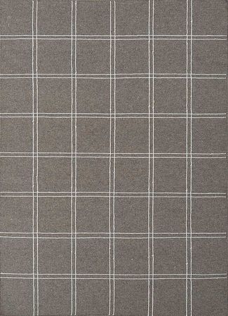 Alfombra de lana - 225 x 165 cm - gris