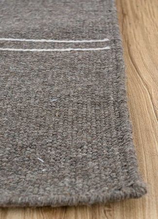 Ullteppe - 225 x 165 cm - grå