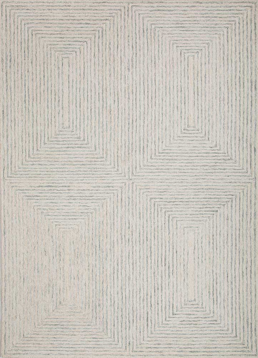 Wollteppich - 240 x 150 cm - creme