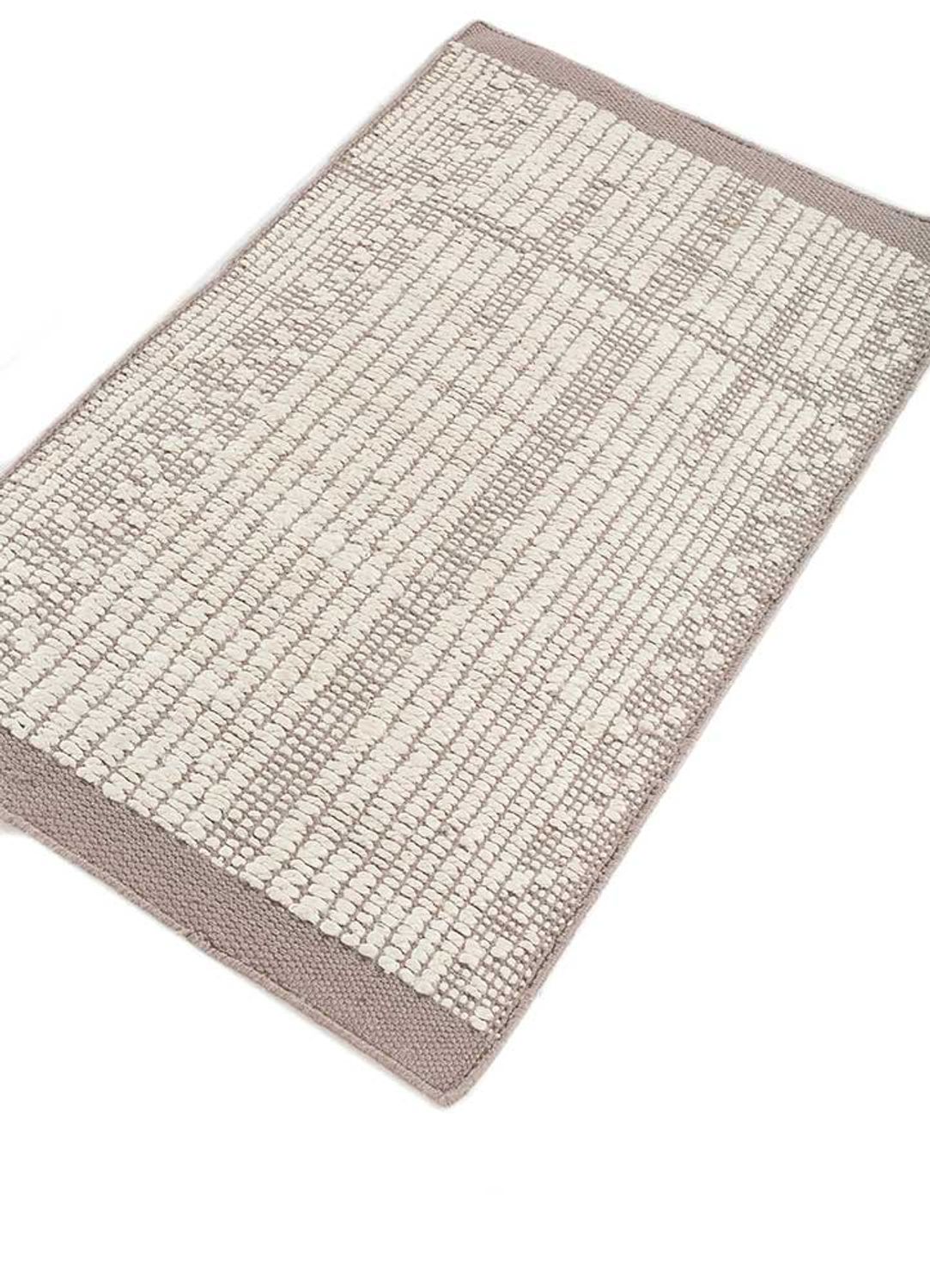 Alfombra de sisal - 105 x 60 cm - gris claro