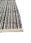 Tapis en sisal - 240 x 150 cm - noir et blanc