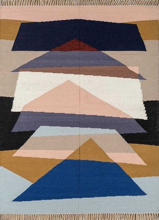 Alfombra de lana - 240 x 150 cm - multicolor