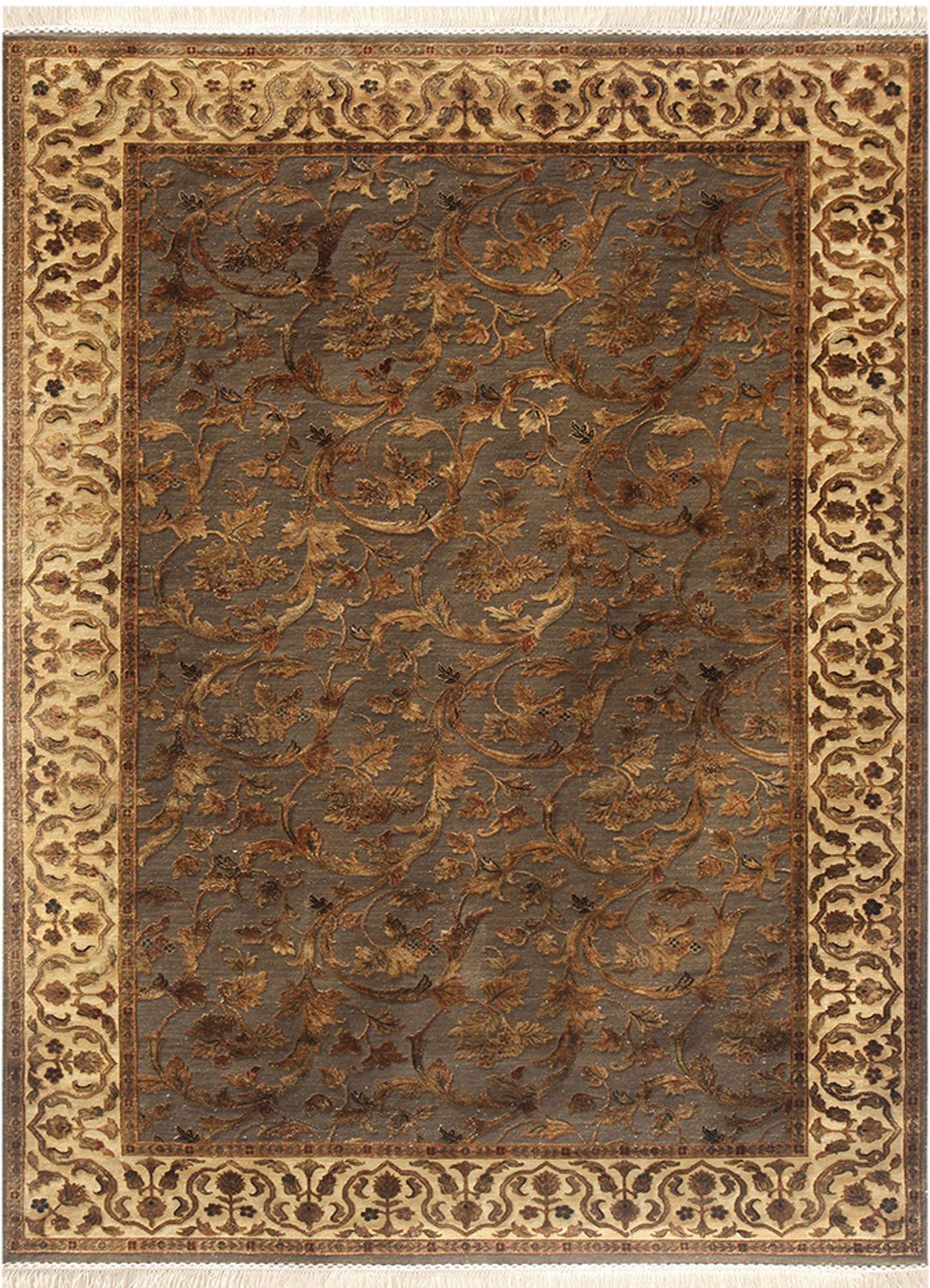 Ullmatta - 90 x 60 cm - mörk beige