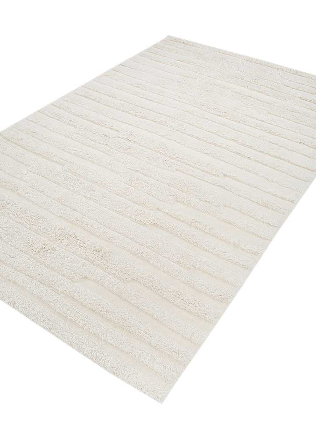 Alfombra de lana - 240 x 150 cm - gris claro