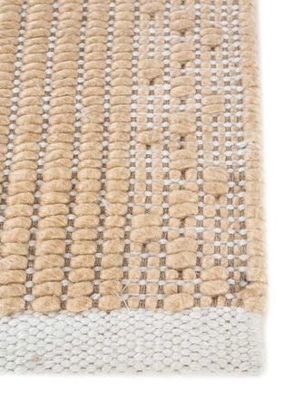 Teppe - 90 x 60 cm - lys beige