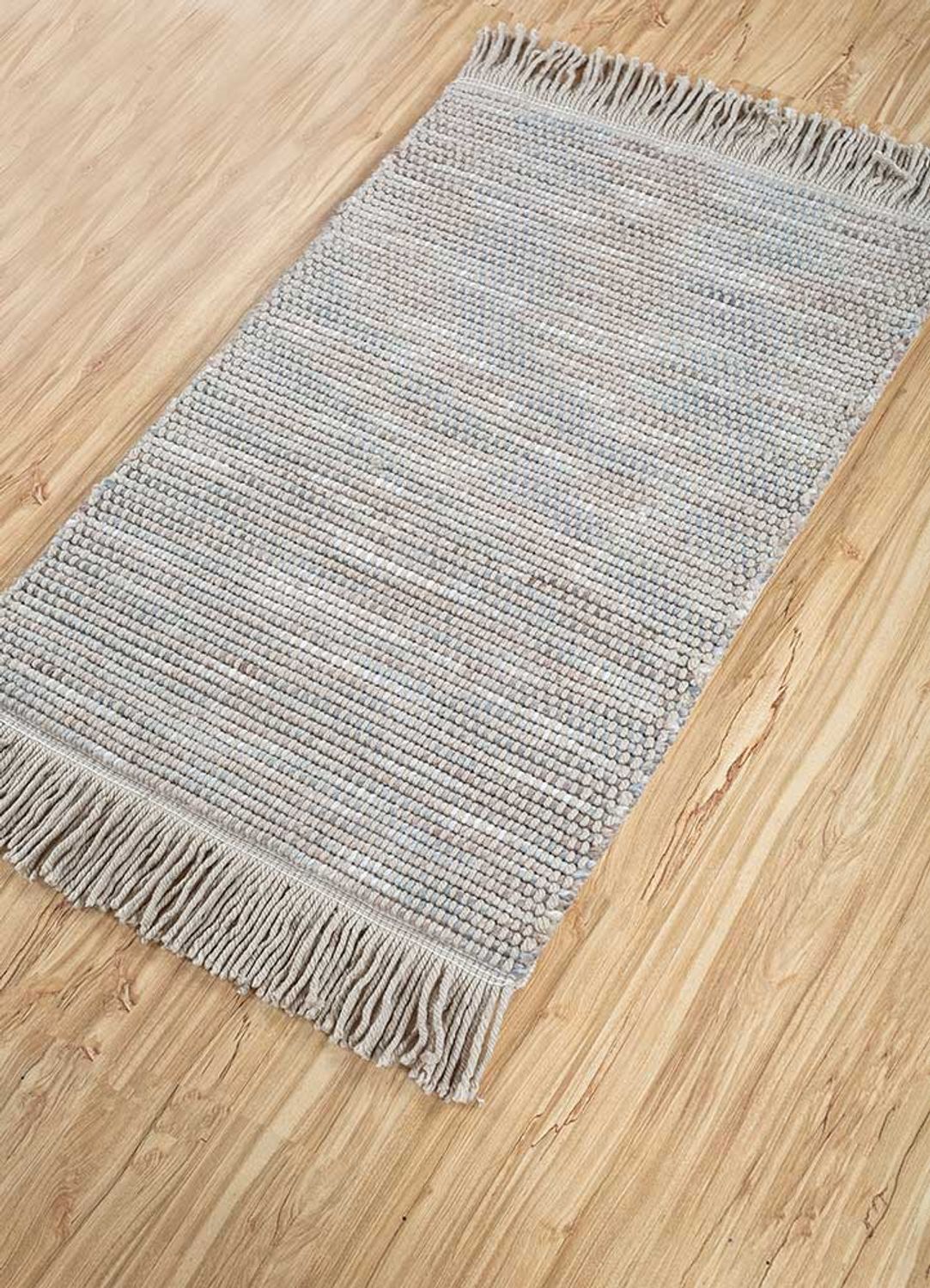 Alfombra - 90 x 60 cm - gris claro