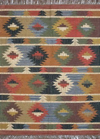 Alfombra de sisal - 180 x 120 cm - multicolor