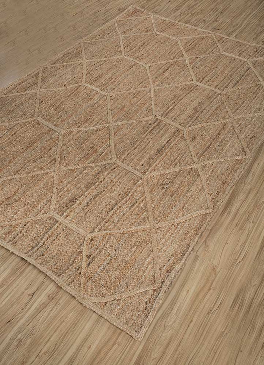 Tapis en sisal - 225 x 165 cm - beige foncé