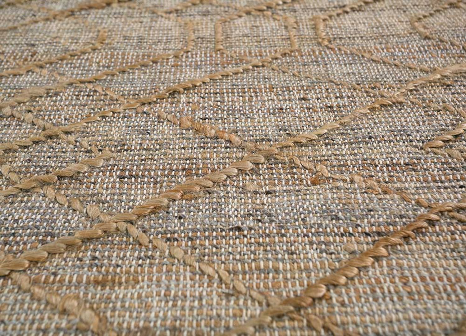 Alfombra de sisal - 300 x 240 cm - arena