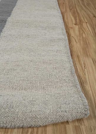 Dywan wełniany - 240 x 150 cm - szary