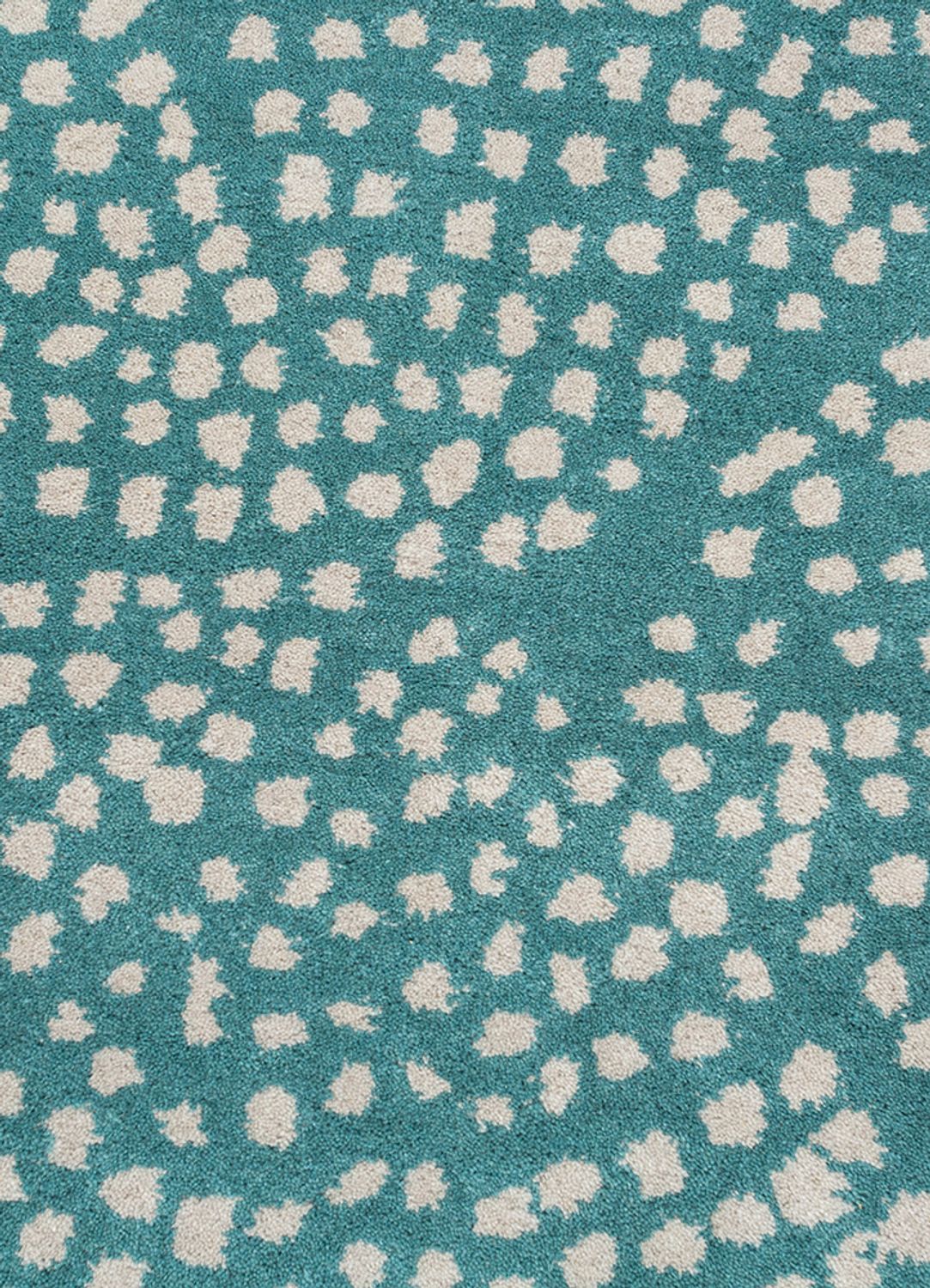 Tapis en laine - 300 x 240 cm - turquoise