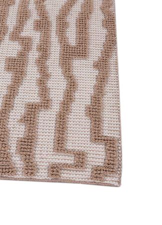 Dywan wełniany - 180 x 120 cm - brązowy