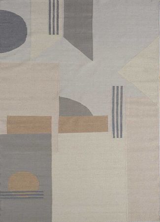 Tapis en laine - 240 x 150 cm - gris clair