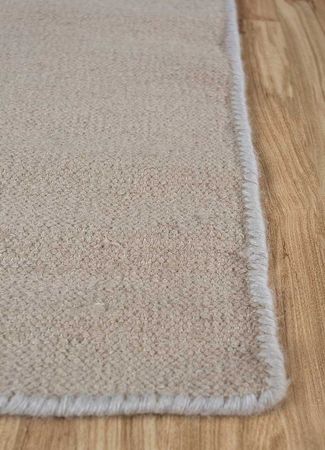 Dywan wełniany - 240 x 150 cm - jasnoszary