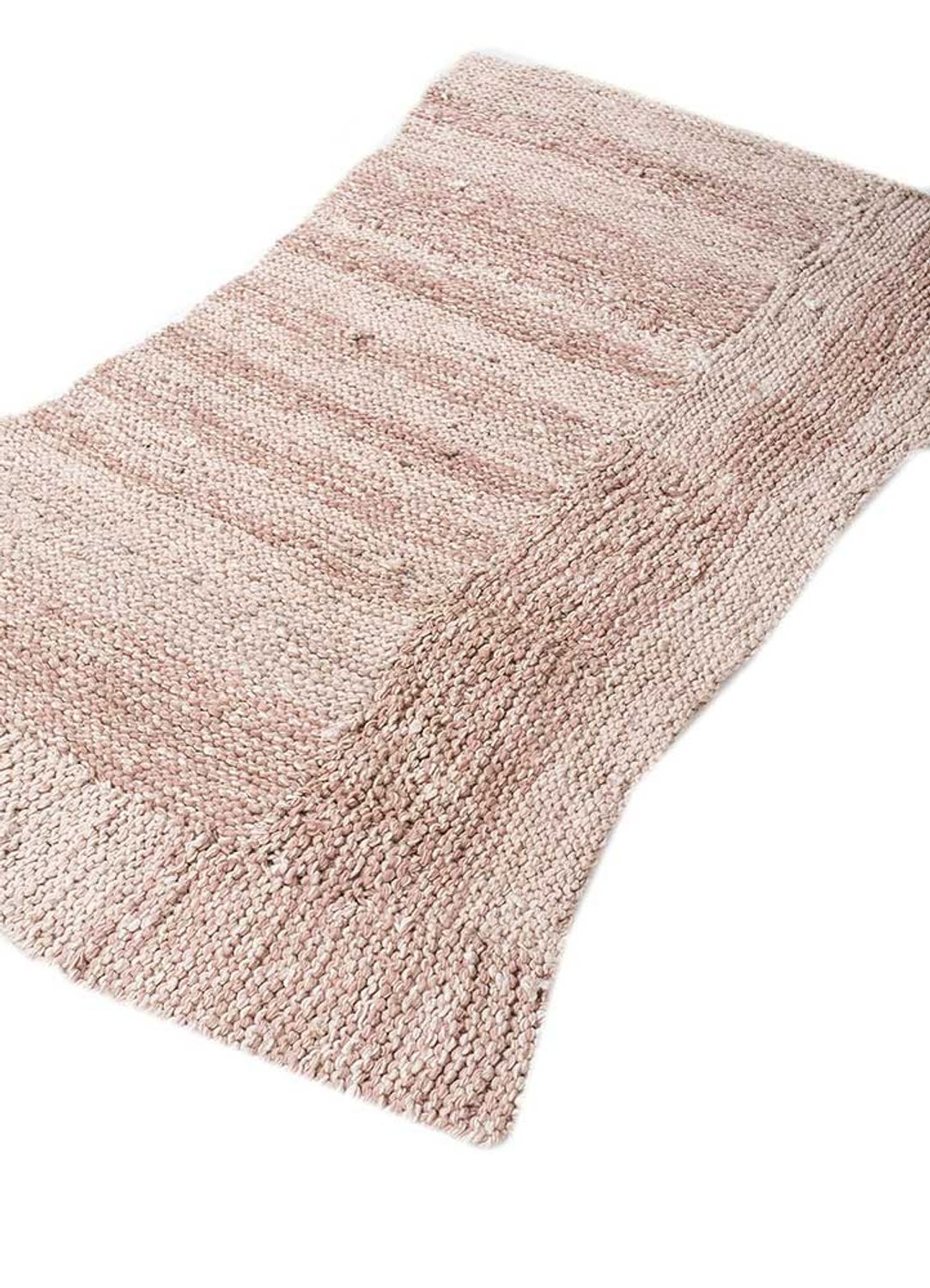 Alfombra de lana - 150 x 90 cm - beige