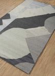 Alfombra de lana - 240 x 150 cm - gris