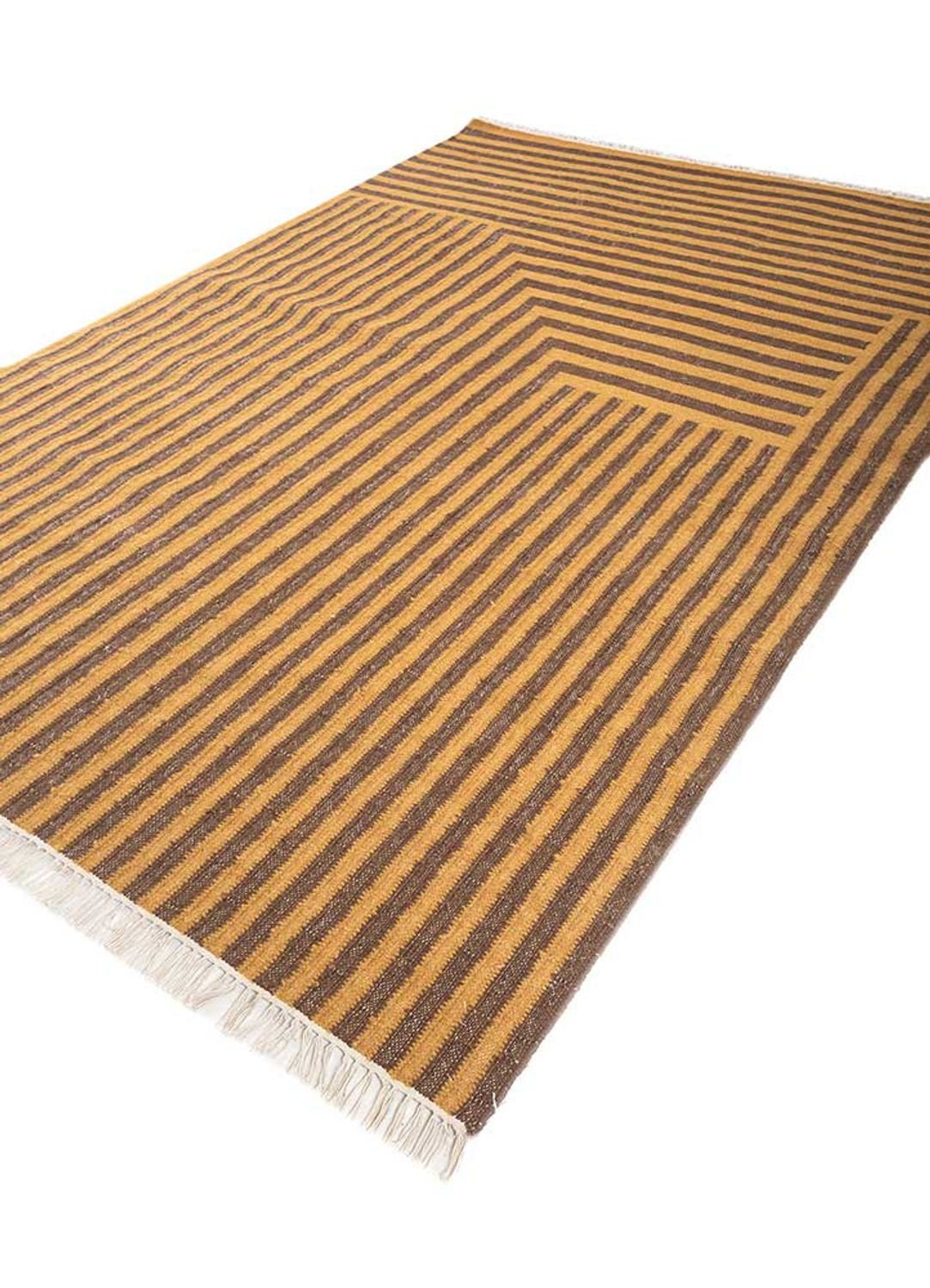 Alfombra de lana - 270 x 180 cm - oro