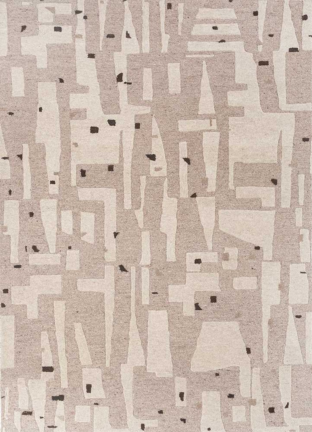 Uldtæppe - 270 x 180 cm - beige