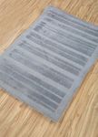 Alfombra - 90 x 60 cm - gris claro