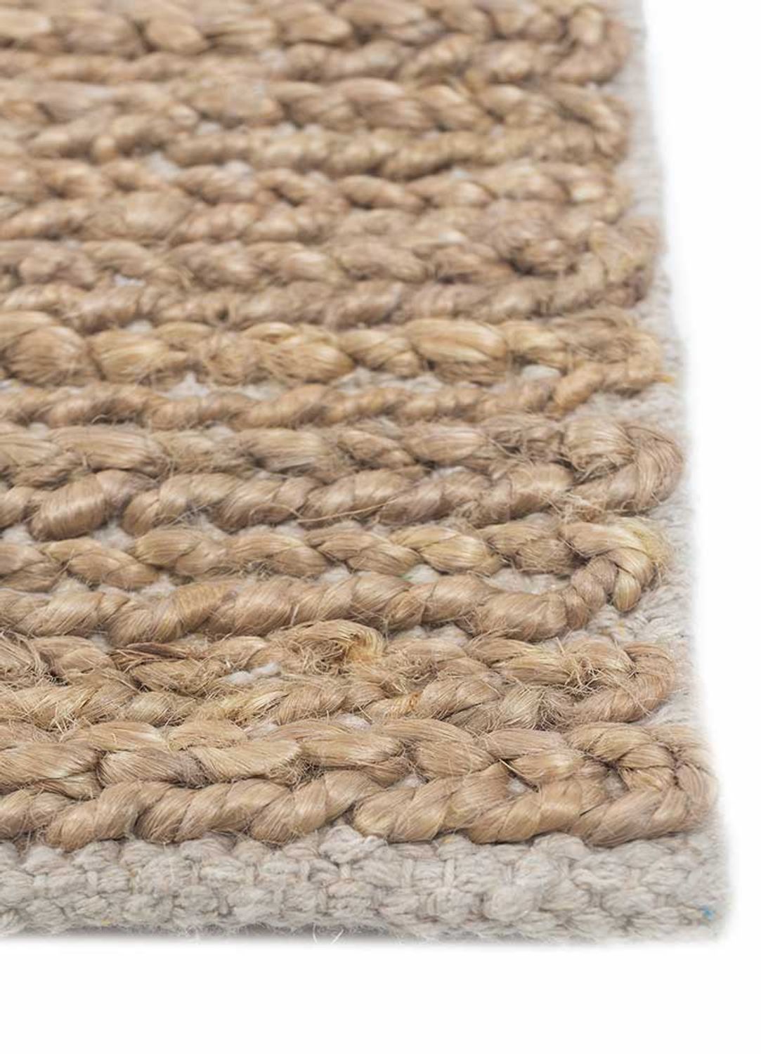 Alfombra de sisal - 270 x 180 cm - oro