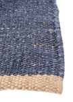 Tapis en sisal - 270 x 180 cm - bleu de mer