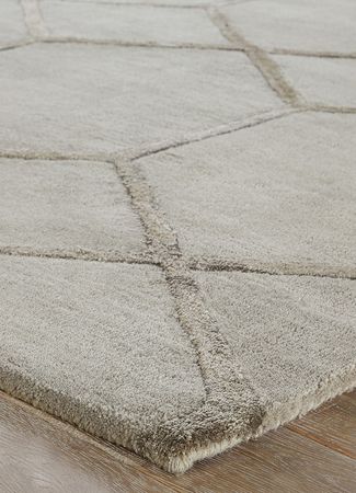 Ullteppe - 410 x 290 cm - lysegrå