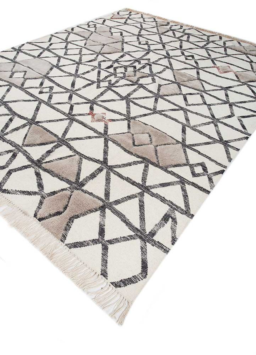 Alfombra de lana - 300 x 240 cm - crema