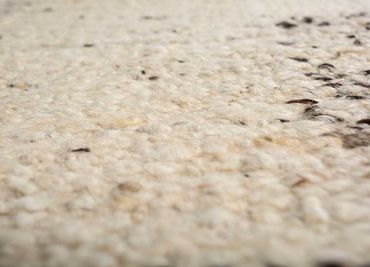 Tapete de lã - 270 x 180 cm - creme