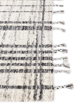 Dywan wełniany - 240 x 150 cm - kremowy