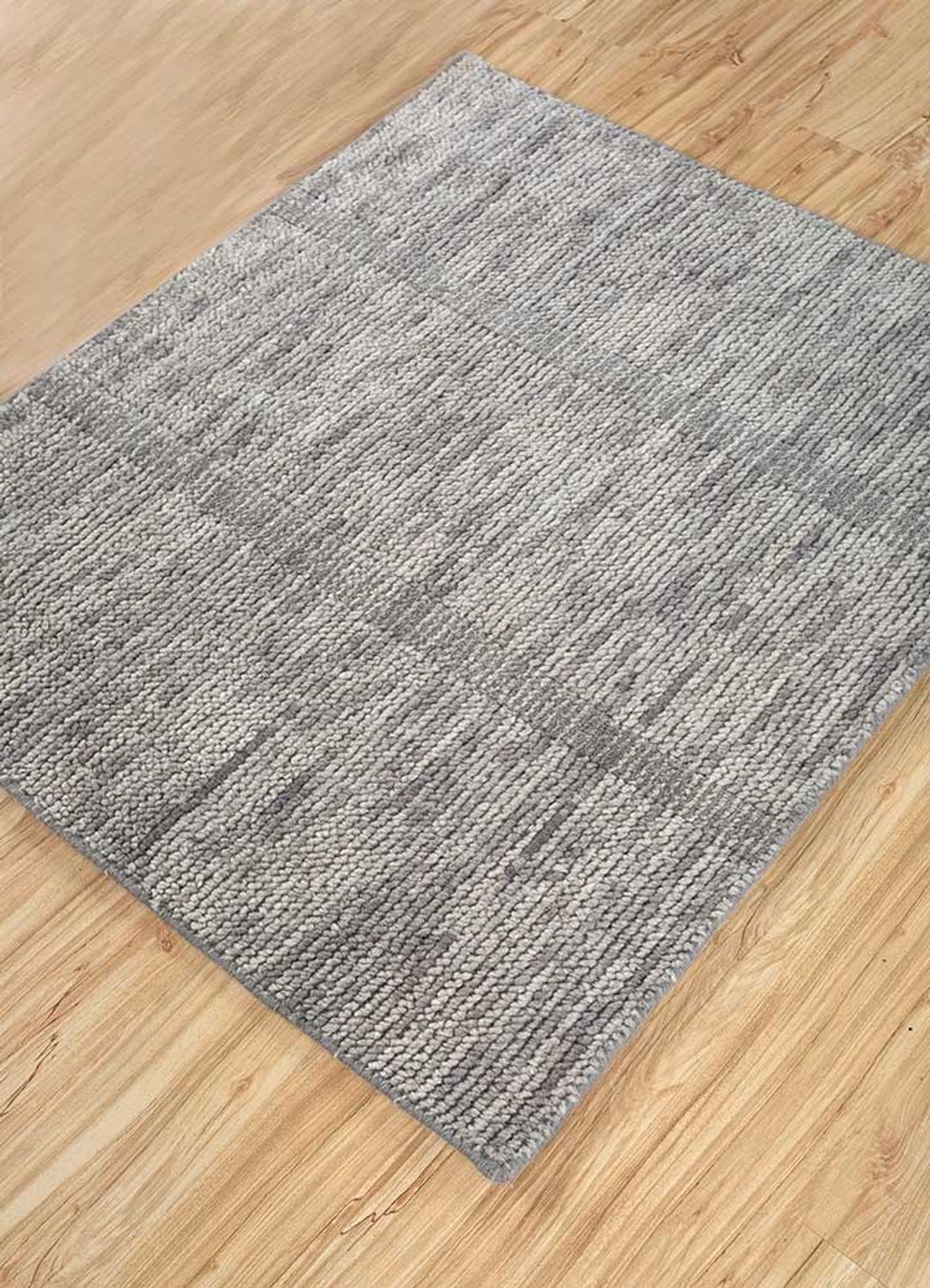 Tapis en laine - 90 x 75 cm - gris