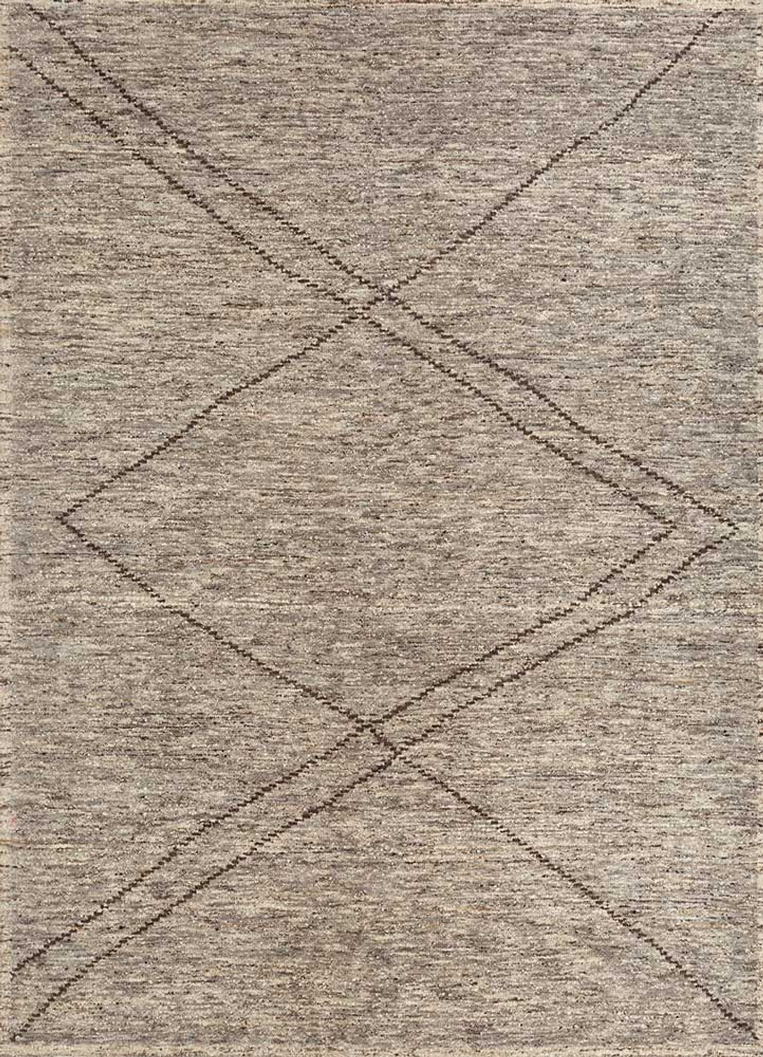 Uldtæppe - 300 x 270 cm - mørk beige