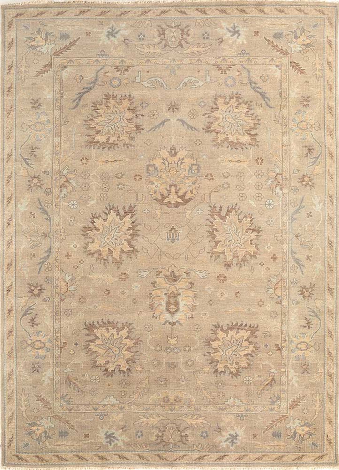 Tapis en laine - 300 x 240 cm - beige foncé