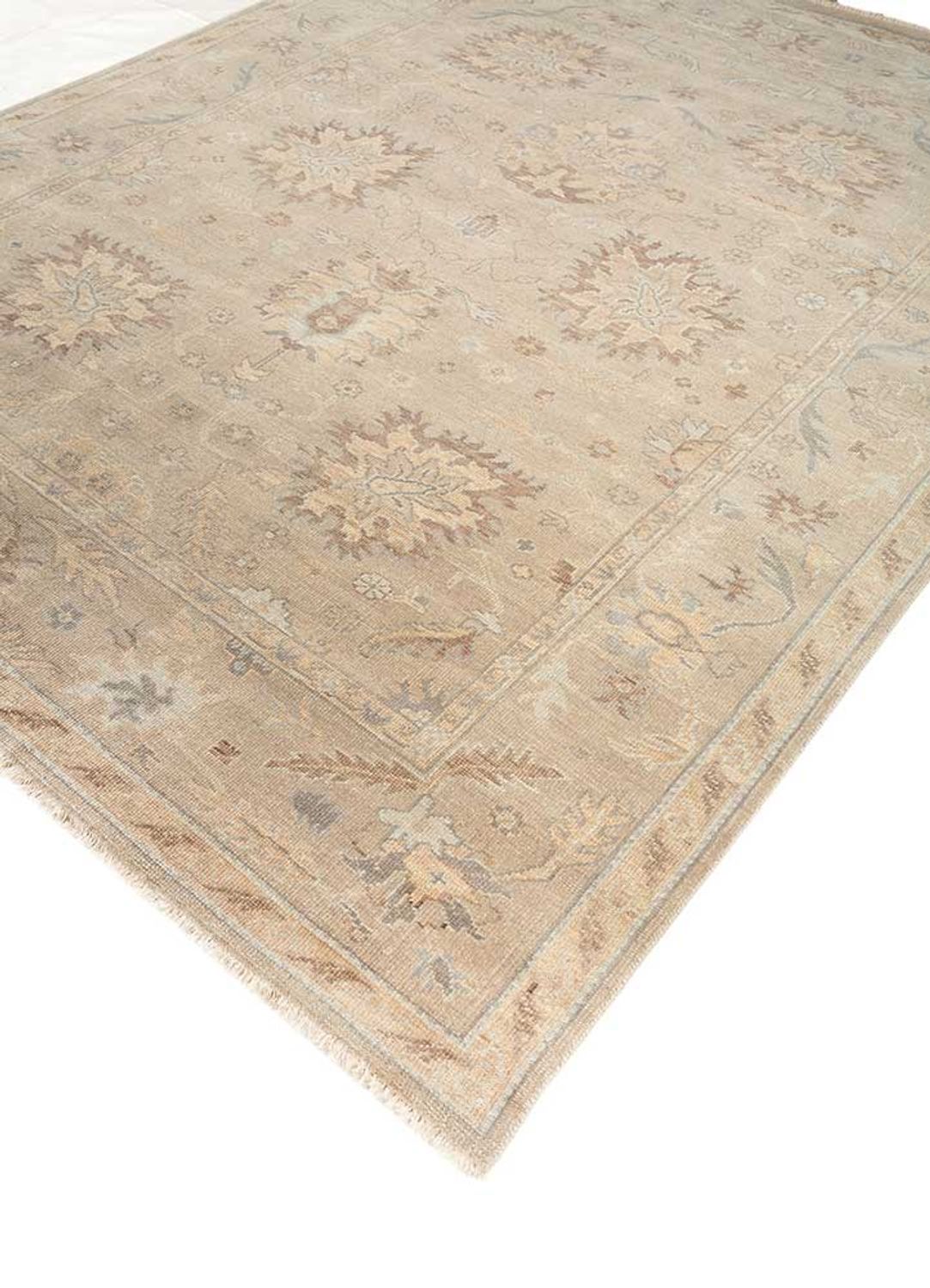 Tapis en laine - 300 x 240 cm - beige foncé