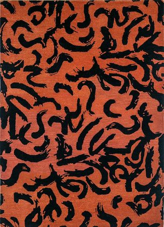 Wollen tapijt - 240 x 150 cm - oranje