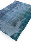 Wollen tapijt - 240 x 150 cm - zee blauw