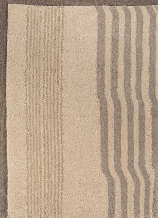 Wollteppich - 90 x 60 cm - beige