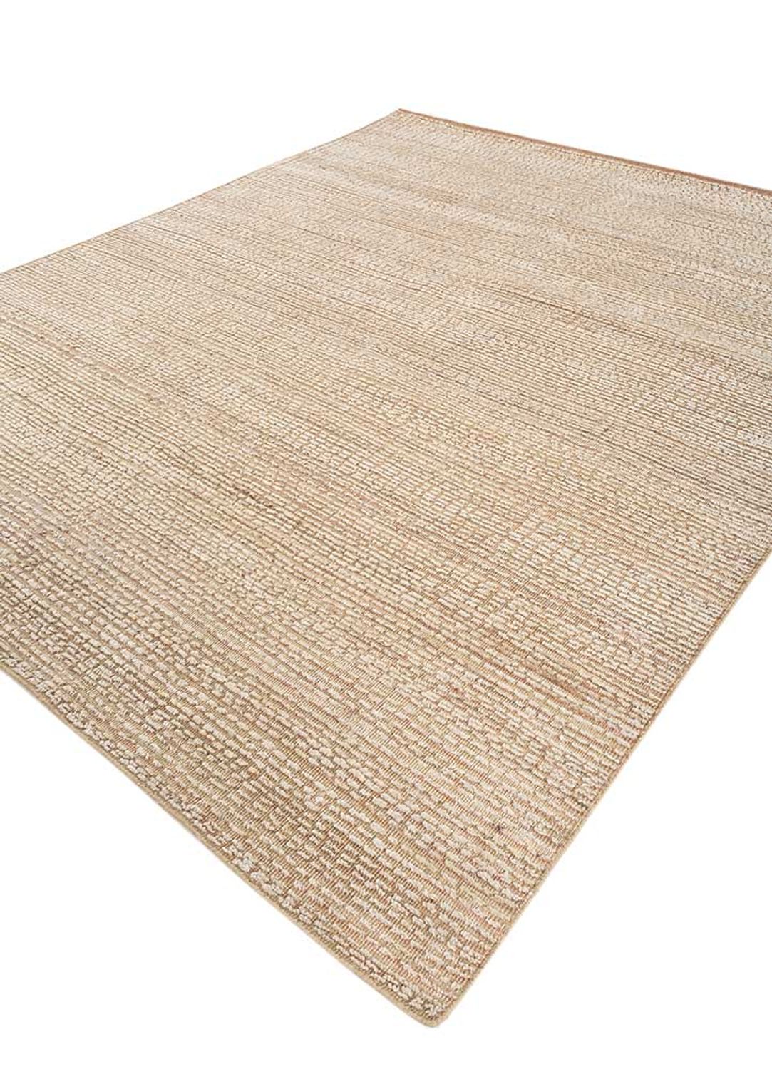 Alfombra de lana - 90 x 60 cm - crema