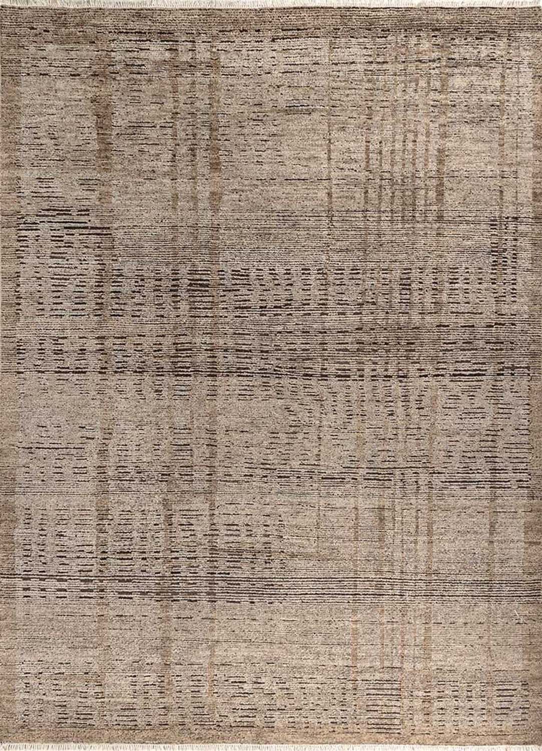 Wollteppich - 300 x 240 cm - dunkelbeige