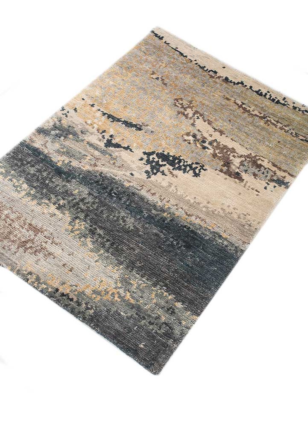 Tapis en laine - 90 x 60 cm - multicolore