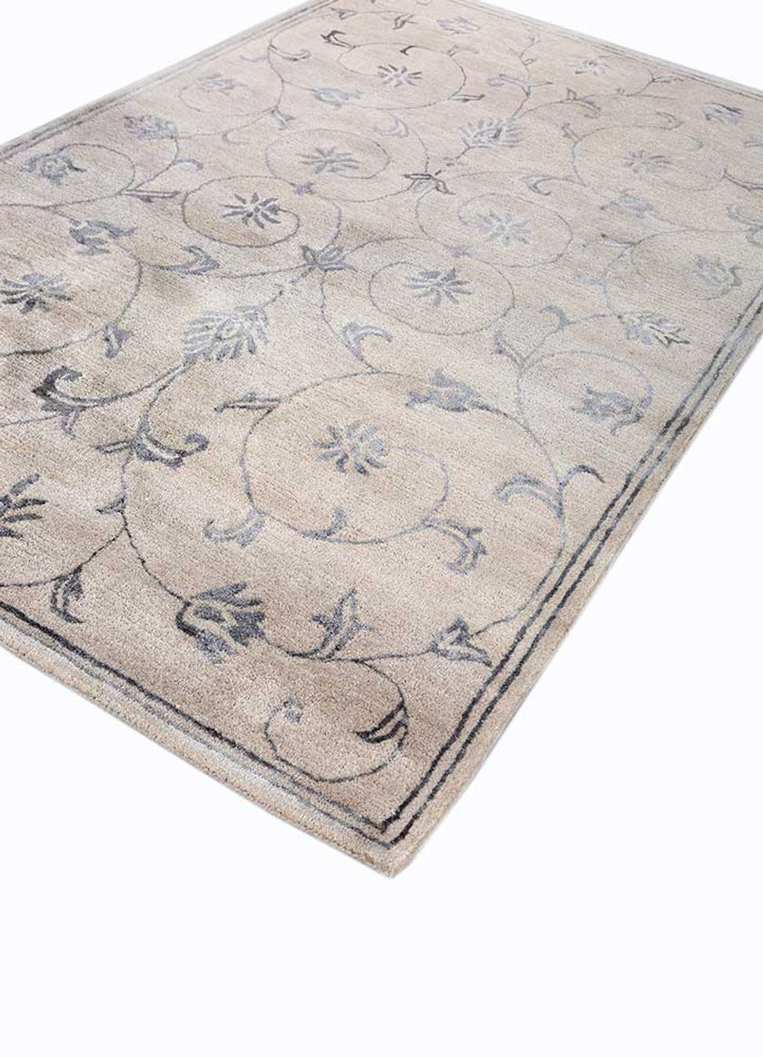 Alfombra de lana - 240 x 150 cm - crema