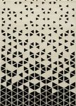 Tappeto di lana - 240 x 150 cm - bianco e nero