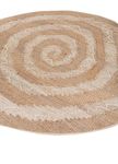 Tapis en sisal ronde  - 180 x 180 cm - crème